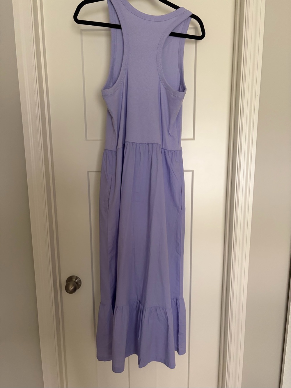 Gap Lavender Racerback Dress with pockets size large tall - Picture 2 of 5